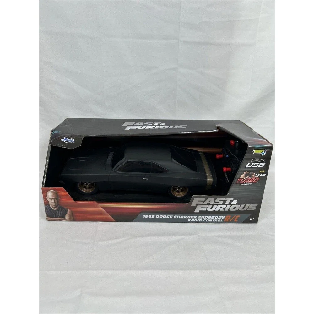 Fast & Furious Jada 1:16 1968 Dodge Charger Widebody RC Radio Control